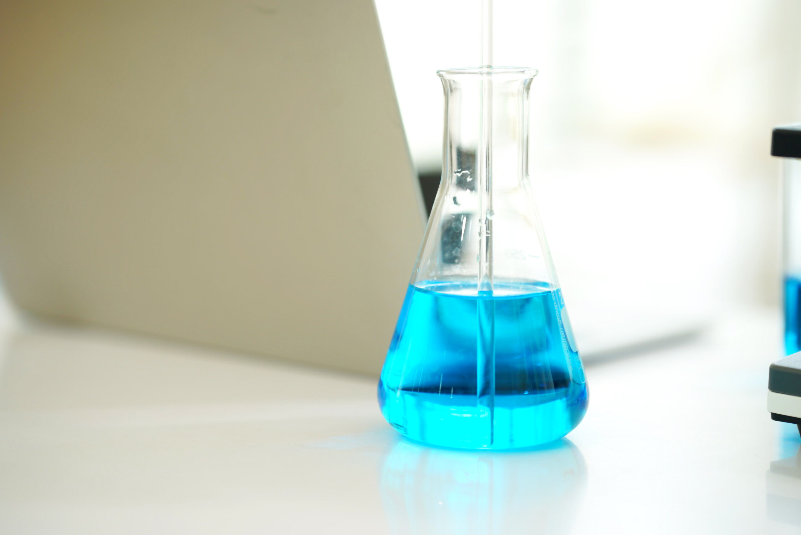 Modern components in a scientific laboratory